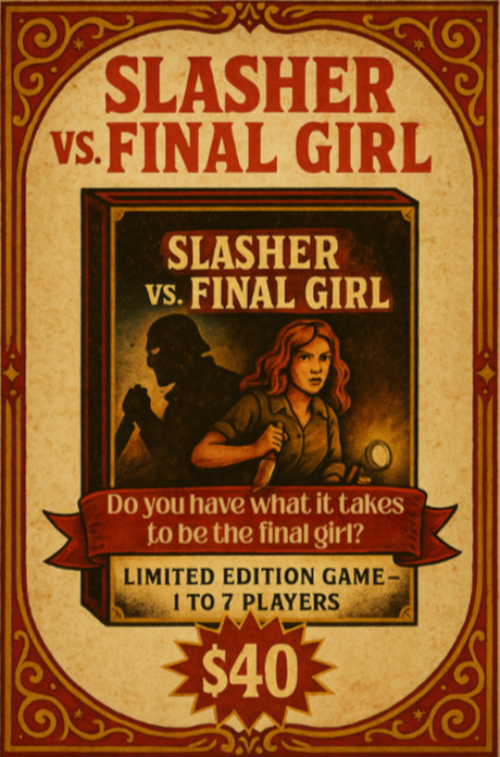Slasher VS. Final Girl - Board Game